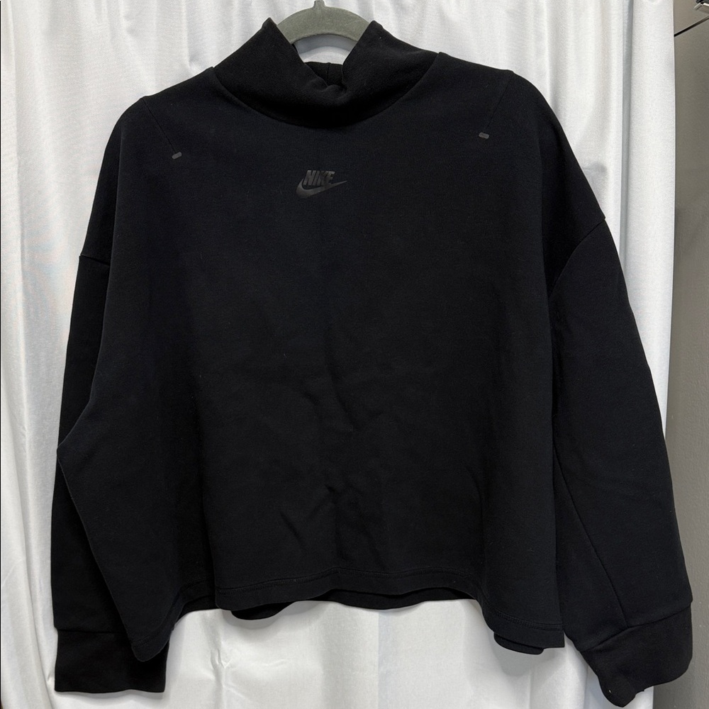 Nike Mock-Neck Cropped Sweatshirt
